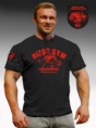 Pánské triko Bizon Gym černé s potiskem